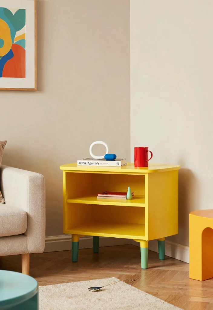 14 Corner TV Stand 2026 Trending Ideas That Fit Perfectly - 10. Colorful Corner TV Stand 1