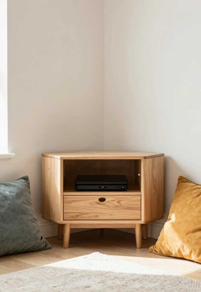 14 Corner TV Stand 2026 Trending Ideas That Fit Perfectly - 6. Compact Corner TV Stand 1