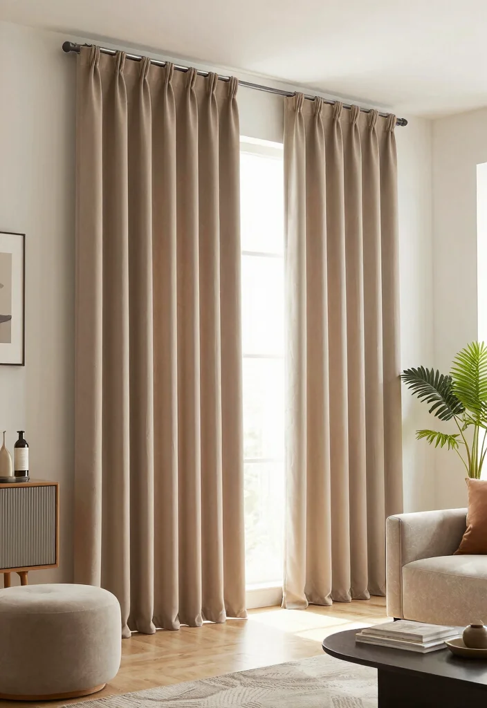 14 Curtains for Doors With Windows Ideas That Look Chic 55 14 Curtains for Doors With Windows Ideas That Look Chic - 13. Energy-Efficient Curtains 1