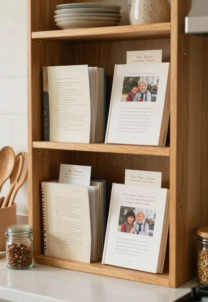 14 Kitchen Bookshelf Ideas Cookbook Shelf Styling That Shines 52 14 Kitchen Bookshelf Ideas Cookbook Shelf Styling That Shines - 12. Personalized Cookbook Collection 1