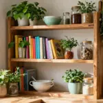 14 Kitchen Bookshelf Ideas Cookbook Shelf Styling That Shines