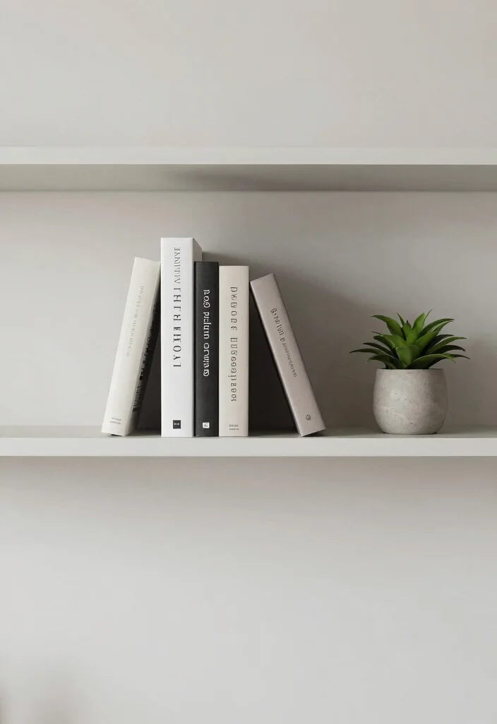 14 Kitchen Bookshelf Ideas Cookbook Shelf Styling That Shines 39 14 Kitchen Bookshelf Ideas Cookbook Shelf Styling That Shines - 9. Minimalist Approach 1