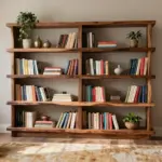 14 Live Edge Bookshelf Ideas With Natural Charm