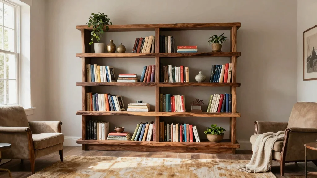 14 Live Edge Bookshelf Ideas With Natural Charm