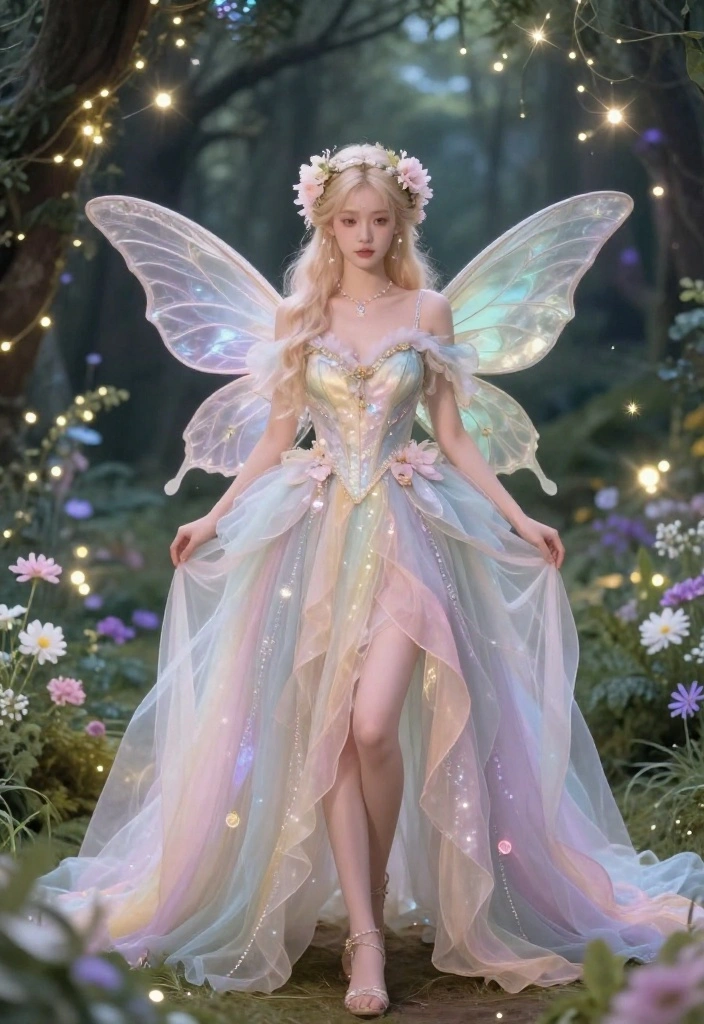 14 Moth and Lamp Costume Ideas That Feel Creative - 11. Moth Fairy Queen 1