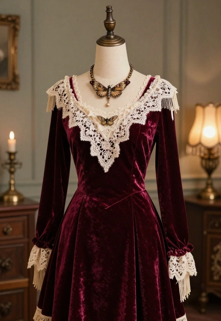 14 Moth and Lamp Costume Ideas That Feel Creative - 3. Vintage Lamp Chic 1