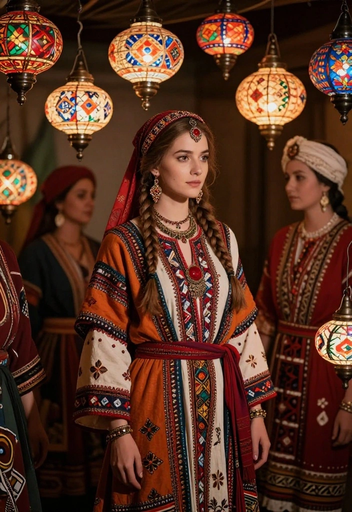 14 Moth and Lamp Costume Ideas That Feel Creative - 6. Cultural Lamp Interpretations 1