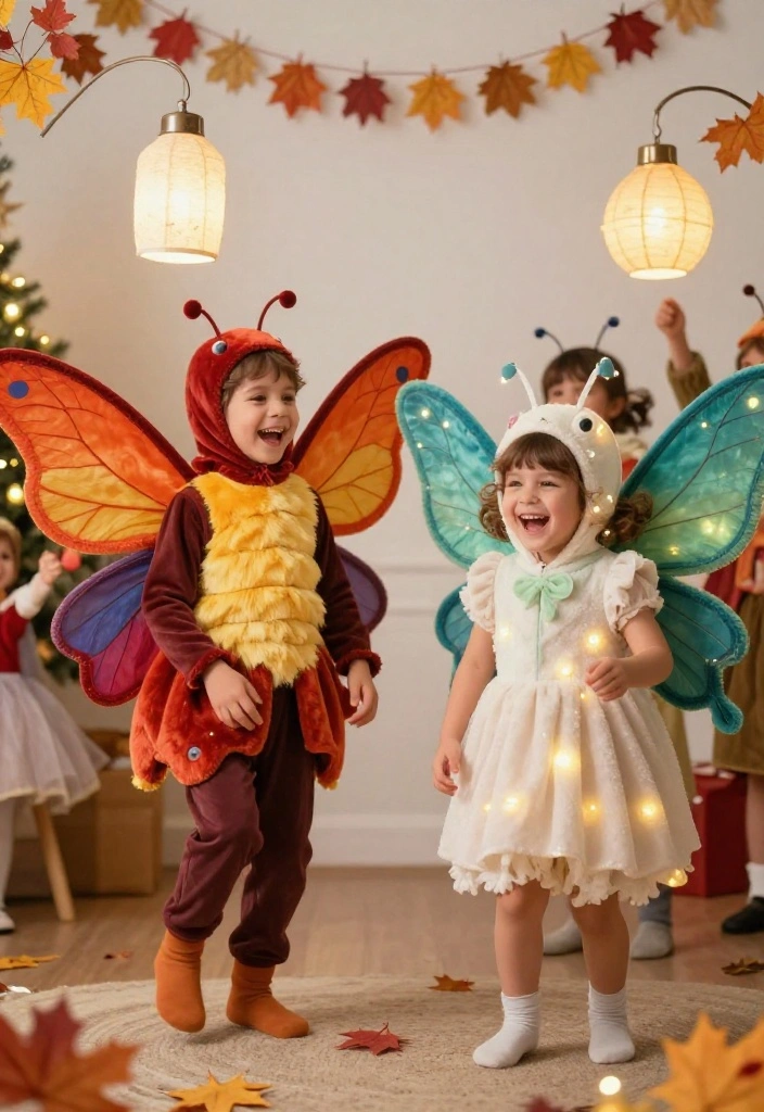 14 Moth and Lamp Costume Ideas That Feel Creative - 8. Moth and Lamp Pairing for Kids 1