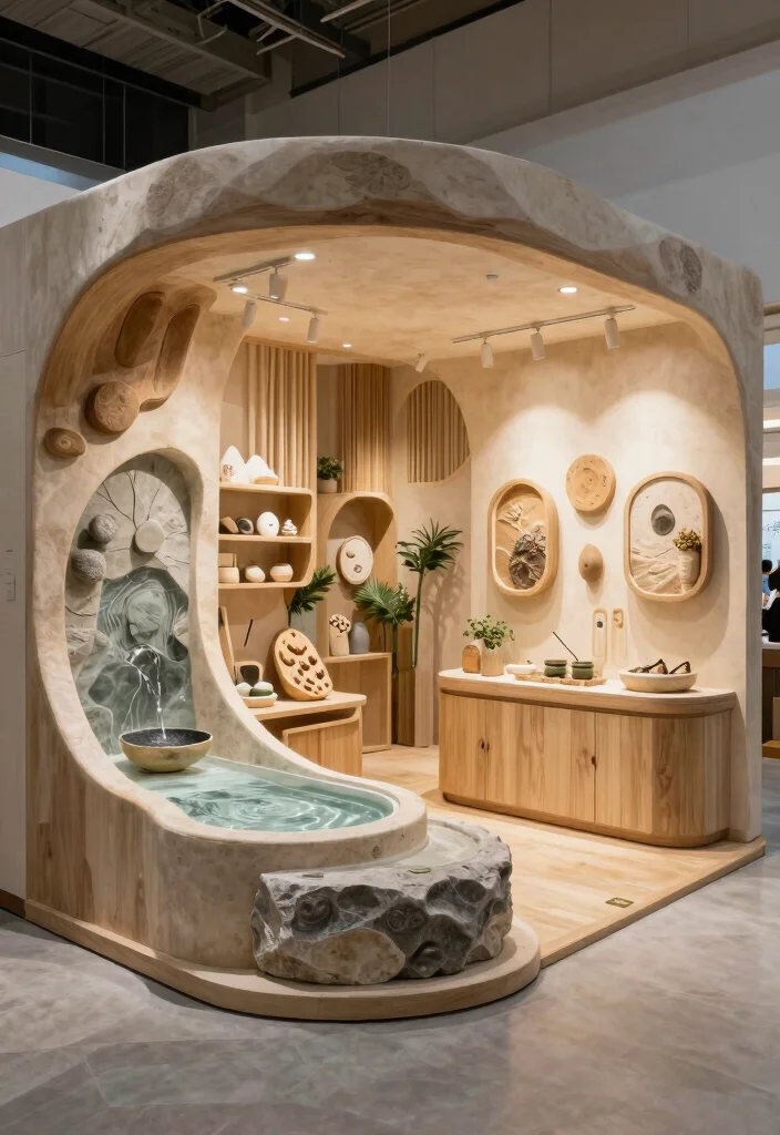 14 One Side Open Exhibition Stand Ideas That Attract Crowds 28 14 One Side Open Exhibition Stand Ideas That Attract Crowds - 8. Bio-Philic Design Elements 1