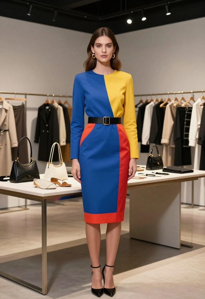 14 Plus Size Red Carpet Ideas With Confident Glam - 12. Bold Color Blocking 1