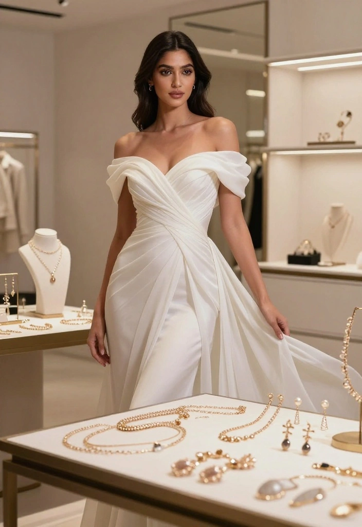 14 Plus Size Red Carpet Ideas With Confident Glam - 8. Stunning Off-the-Shoulder Style 1