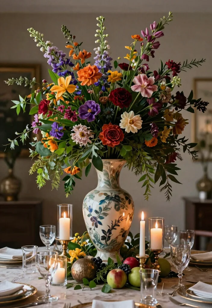 14 Red Carpet Event Ideas That Feel Glamorous & Bold 25 14 Red Carpet Event Ideas That Feel Glamorous & Bold - 5. Artistic Centerpieces 1