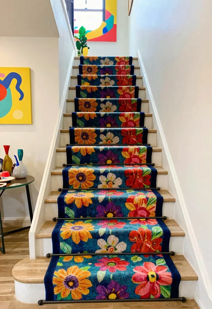 14 Stairs Runner Carpet Ideas That Elevate Your Hallway 37 14 Stairs Runner Carpet Ideas That Elevate Your Hallway - 7. Printed Synthetic Runners 1