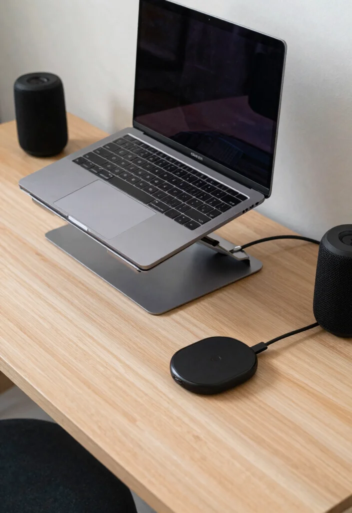 15 College Desk Setup Ideas That Feel Organized & Cute - 10. Tech-Friendly Setup 1