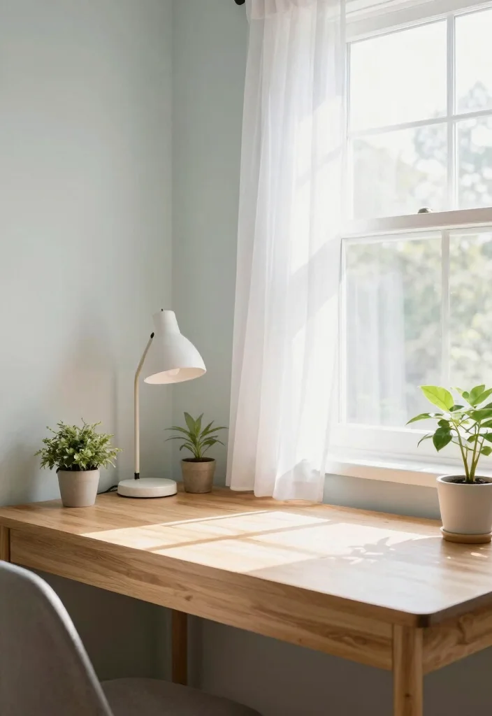 15 College Desk Setup Ideas That Feel Organized & Cute - 4. Natural Light Oasis 1
