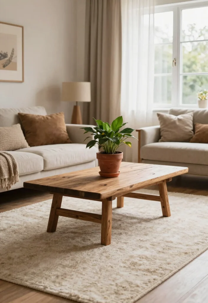 15 Cream Carpet Living Room Ideas That Feel Cozy 12 15 Cream Carpet Living Room Ideas That Feel Cozy - 2. Earthy Accents 1