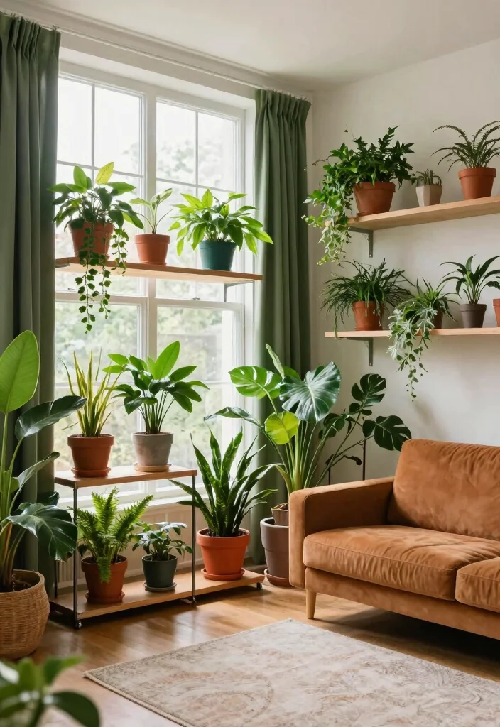 15 Gamla Stand Design Ideas That Add Greenery - 3. Urban Jungle 1