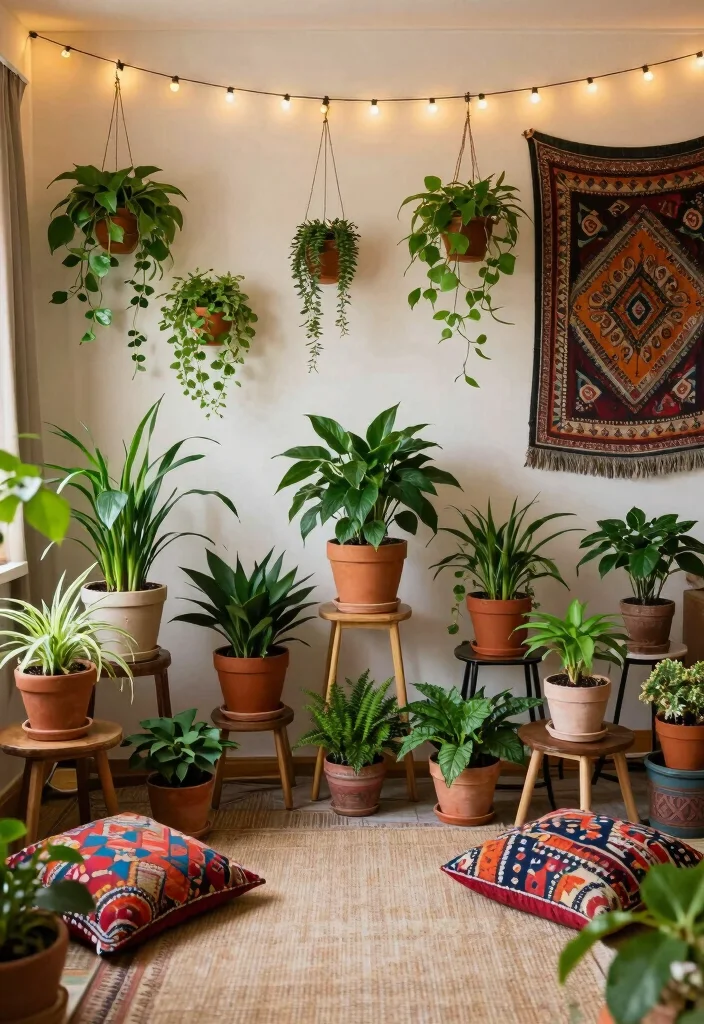 15 Gamla Stand Design Ideas That Add Greenery - 4. Bohemian Bliss 1