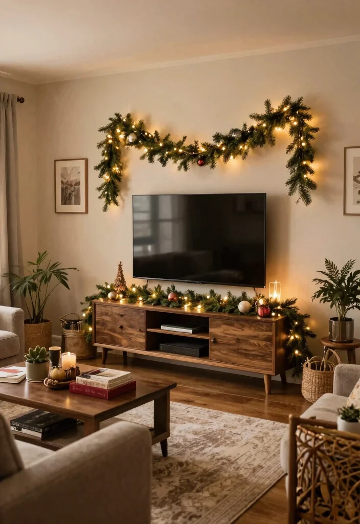 15 Garland on TV Stand Ideas for Festive Decor 66 15 Garland on TV Stand Ideas for Festive Decor - Conclusion 1