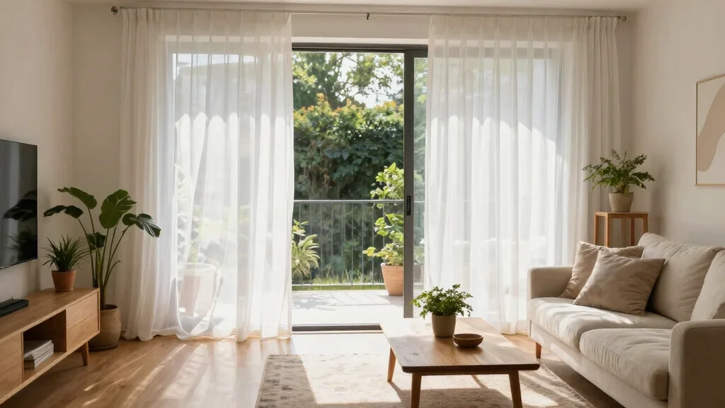 15 Glass Door Curtains Ideas That Let the Light In