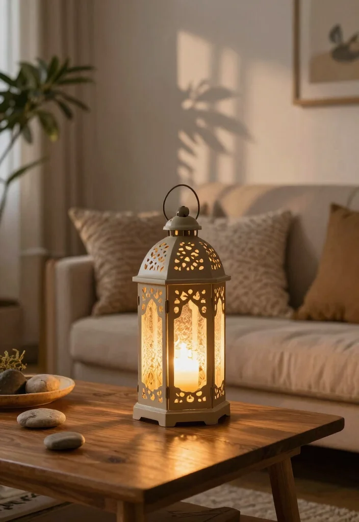15 Lamp Boven Salontafel Ideas With Modern Glow - 11. Lantern-Style Lamps 1