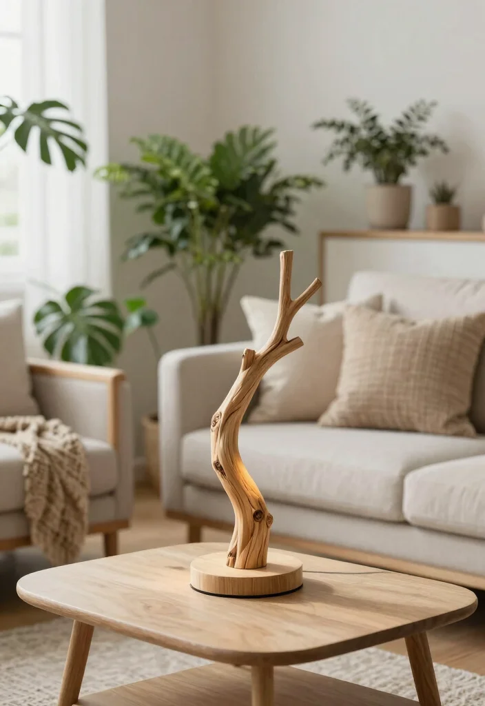 15 Lamp Boven Salontafel Ideas With Modern Glow - 9. Nature-Inspired Designs 1