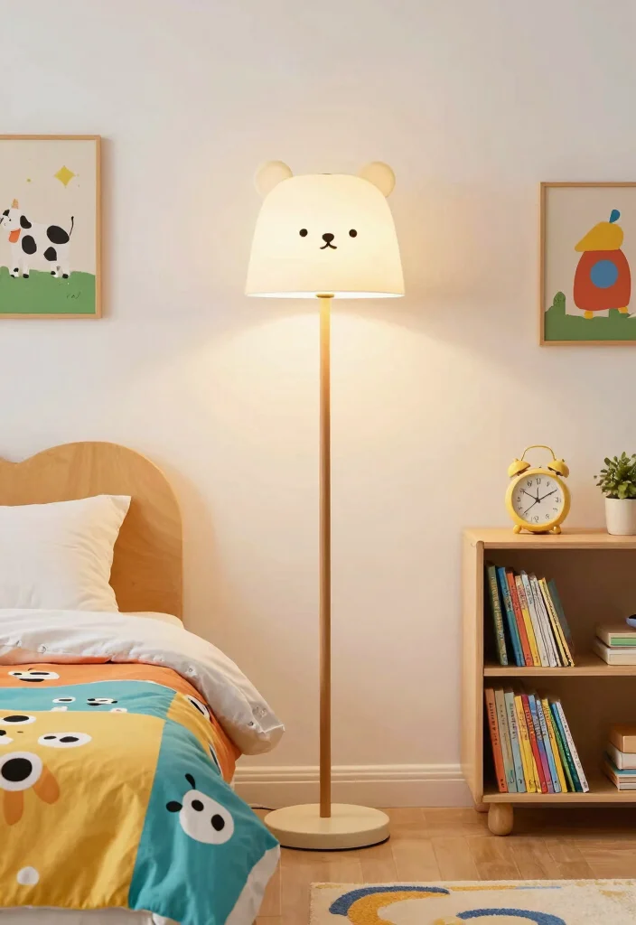 15 Mid Century Floor Lamp Ideas That Elevate Any Room - 11. The Whimsical Creature Lamp 1