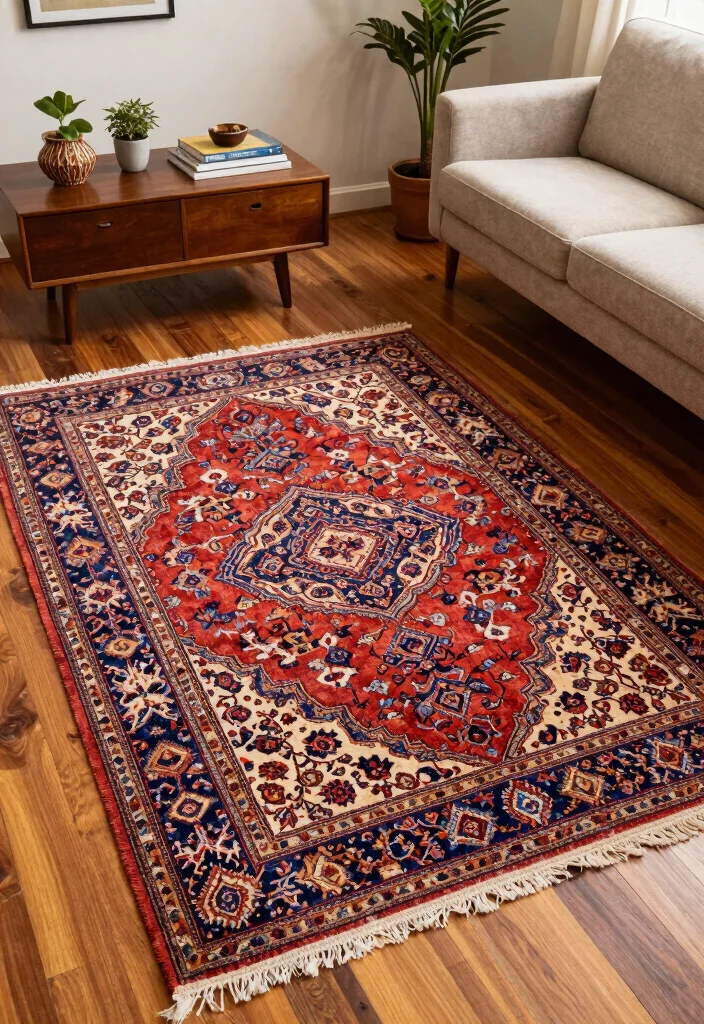 15 Persian Carpet Pattern Ideas With Luxe Detail - 5. Vintage Persian Carpets 1