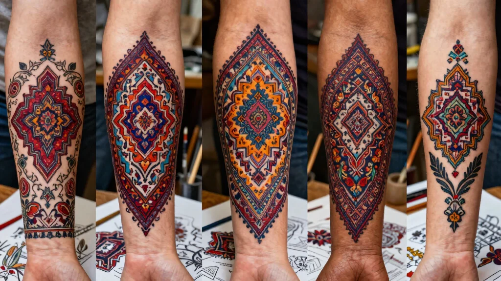 15 Persian Carpet Tattoo Ideas With Intricate Style