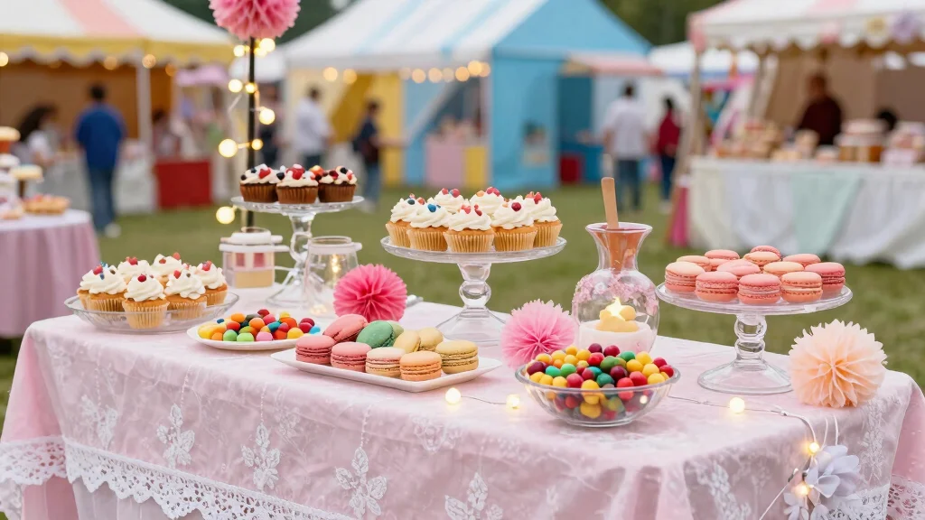 15 Stand de Postres Feria Ideas That Look Sweet & Stylish