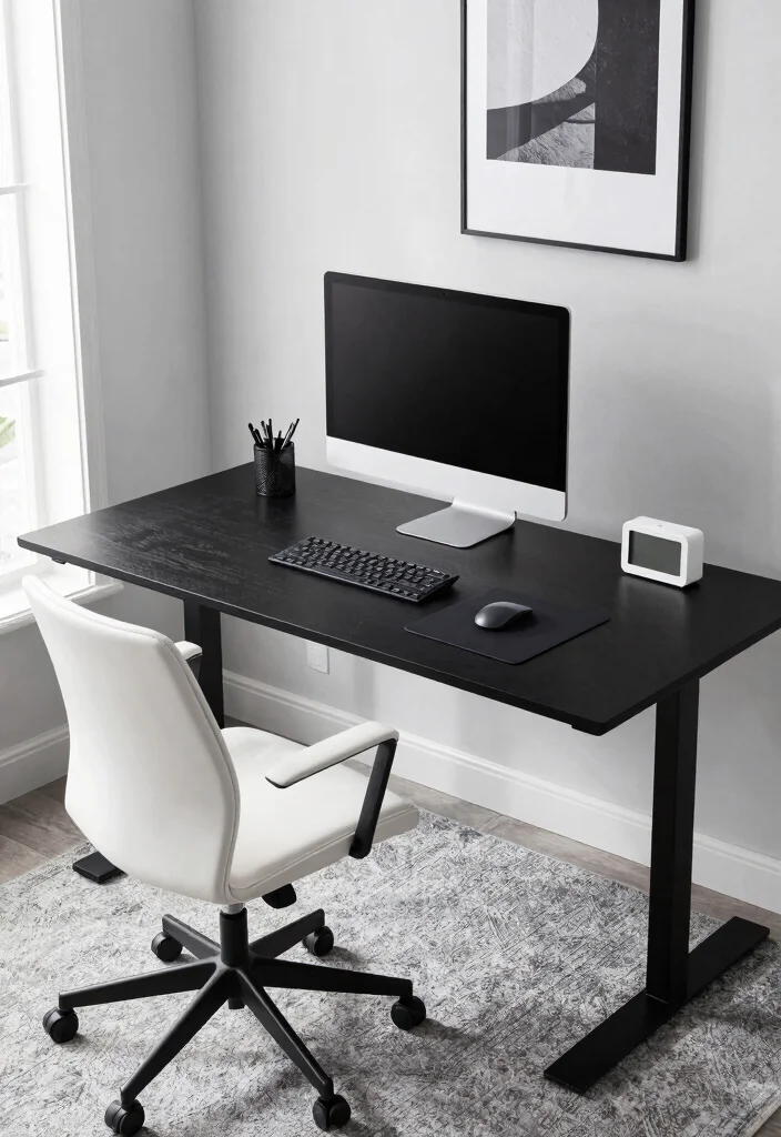 15 Trader Desk Setup Ideas That Look Professional 1 15 Trader Desk Setup Ideas That Look Professional - 1. Minimalistic Monochrome 1