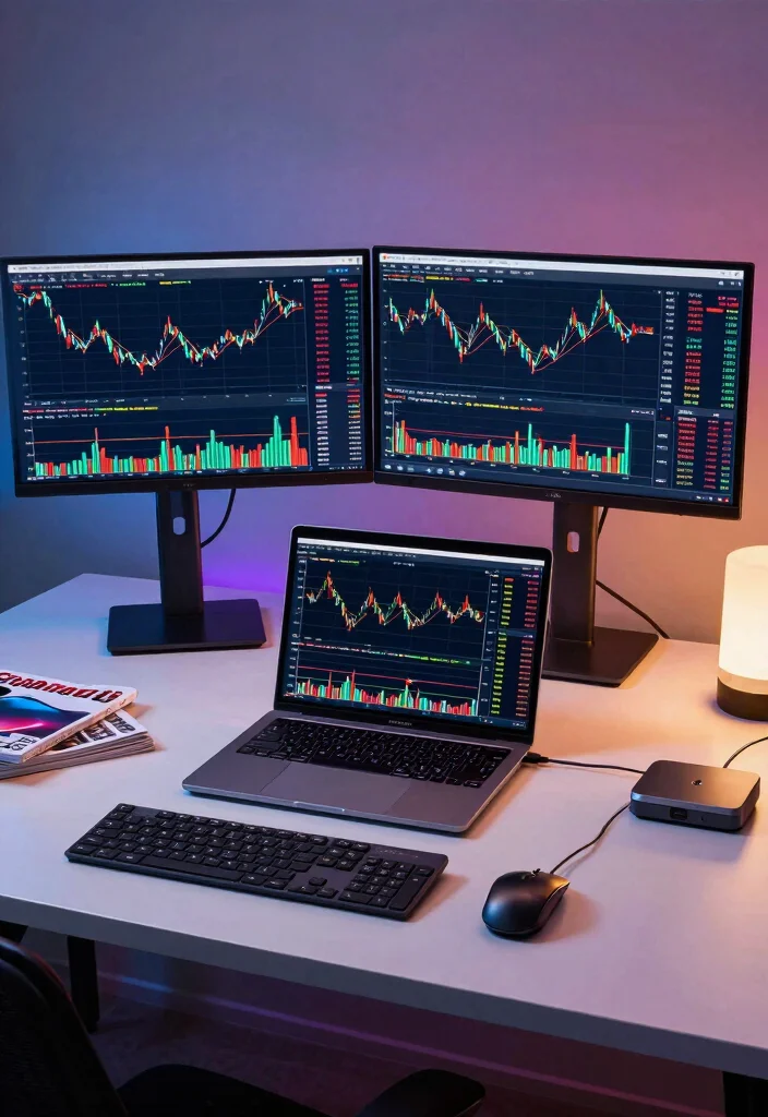 15 Trader Desk Setup Ideas That Look Professional 24 15 Trader Desk Setup Ideas That Look Professional - 4. Tech-Savvy Corner 1