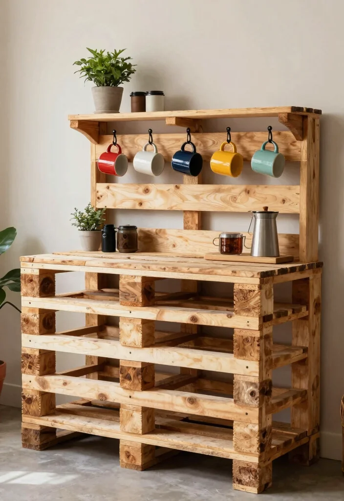16 Coffee Stand 2026 Trending Ideas That Look Cafe Inspired 50 16 Coffee Stand 2026 Trending Ideas That Look Cafe Inspired - 10. Upcycled Pallet Coffee Station 1