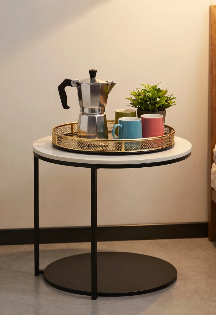 16 Coffee Stand 2026 Trending Ideas That Look Cafe Inspired 15 16 Coffee Stand 2026 Trending Ideas That Look Cafe Inspired - 5. Chic Side Table Setup 1