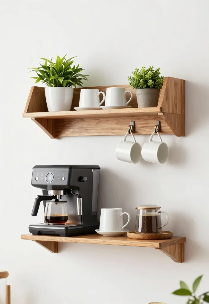 16 Coffee Stand 2026 Trending Ideas That Look Cafe Inspired 26 16 Coffee Stand 2026 Trending Ideas That Look Cafe Inspired - 6. Wall-Mounted Coffee Shelf 1