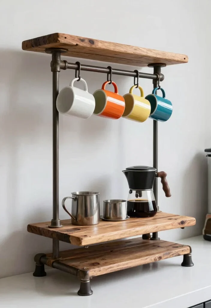16 Coffee Stand 2026 Trending Ideas That Look Cafe Inspired 49 16 Coffee Stand 2026 Trending Ideas That Look Cafe Inspired - 9. Industrial Pipe Coffee Stand 1