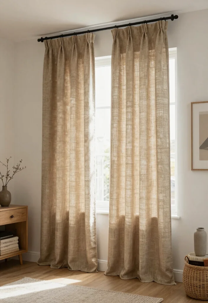 16 Curtains for Drawing Room Ideas That Impress Guests 66 16 Curtains for Drawing Room Ideas That Impress Guests - 16. Sustainable Choices 1