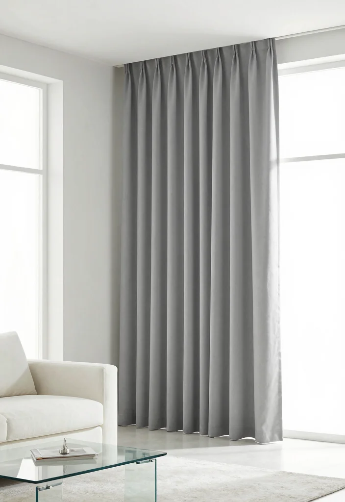 16 Curtains for Drawing Room Ideas That Impress Guests 49 16 Curtains for Drawing Room Ideas That Impress Guests - 9. Minimalist Style 1