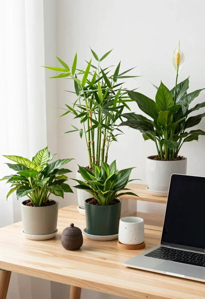 16 Desk Setup Green Ideas With Fresh Plant Vibes 63 16 Desk Setup Green Ideas With Fresh Plant Vibes - 13. Choose Plants Based on Feng Shui 1