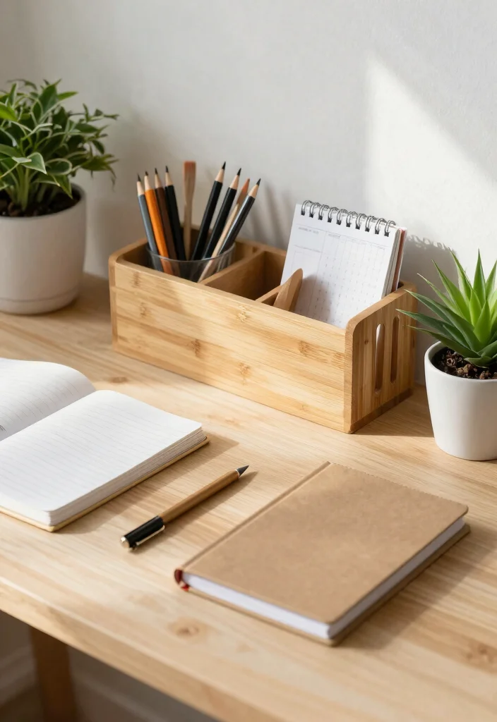 16 Desk Setup Green Ideas With Fresh Plant Vibes 65 16 Desk Setup Green Ideas With Fresh Plant Vibes - 15. Use Eco-Friendly Supplies 1