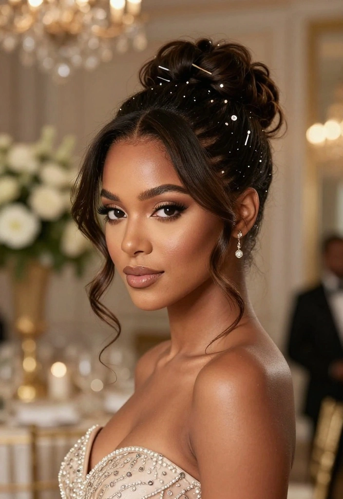 16 Hairstyles Red Carpet Ideas That Steal the Spotlight - 1. Classic Chignon 1