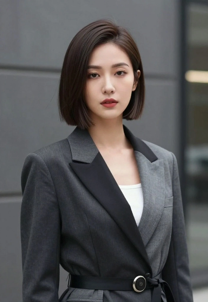 16 Hairstyles Red Carpet Ideas That Steal the Spotlight - 13. Asymmetrical Bob 1