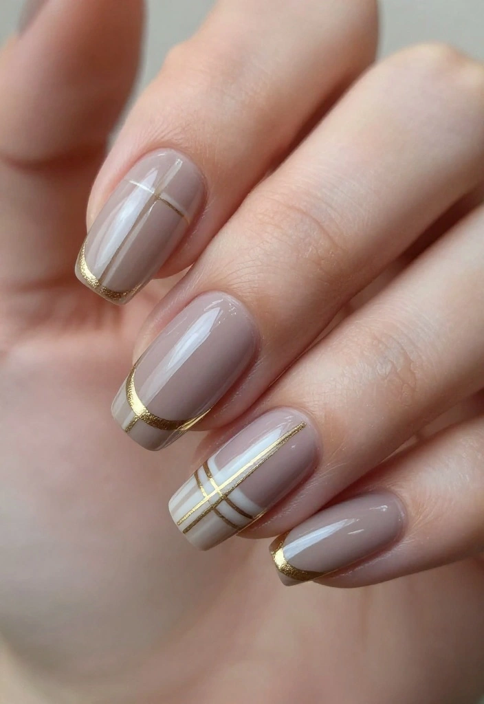 16 Lava Lamp Nail Art Ideas That Look Retro Cool - 16. Vintage Glam 1