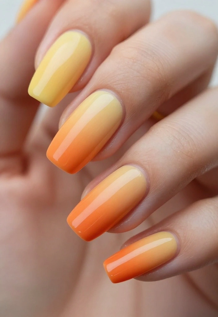 16 Lava Lamp Nail Art Ideas That Look Retro Cool - 5. Ombre Lava 1
