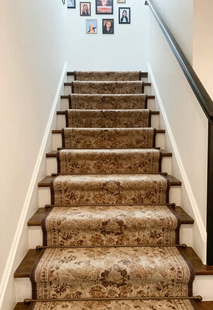 16 Modern Carpet Stairs Ideas That Look Sleek - 6. Customized Designs 1