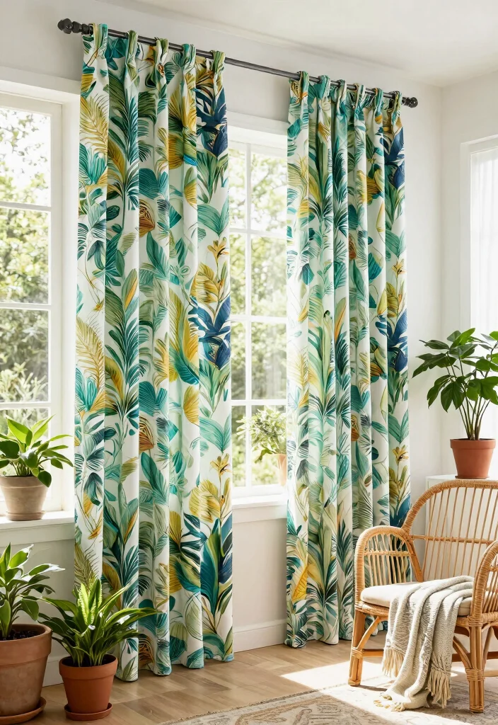 16 Pencil Pleat Curtains Ideas With Timeless Elegance 60 16 Pencil Pleat Curtains Ideas With Timeless Elegance - 10. Outdoor-Inspired Designs 1