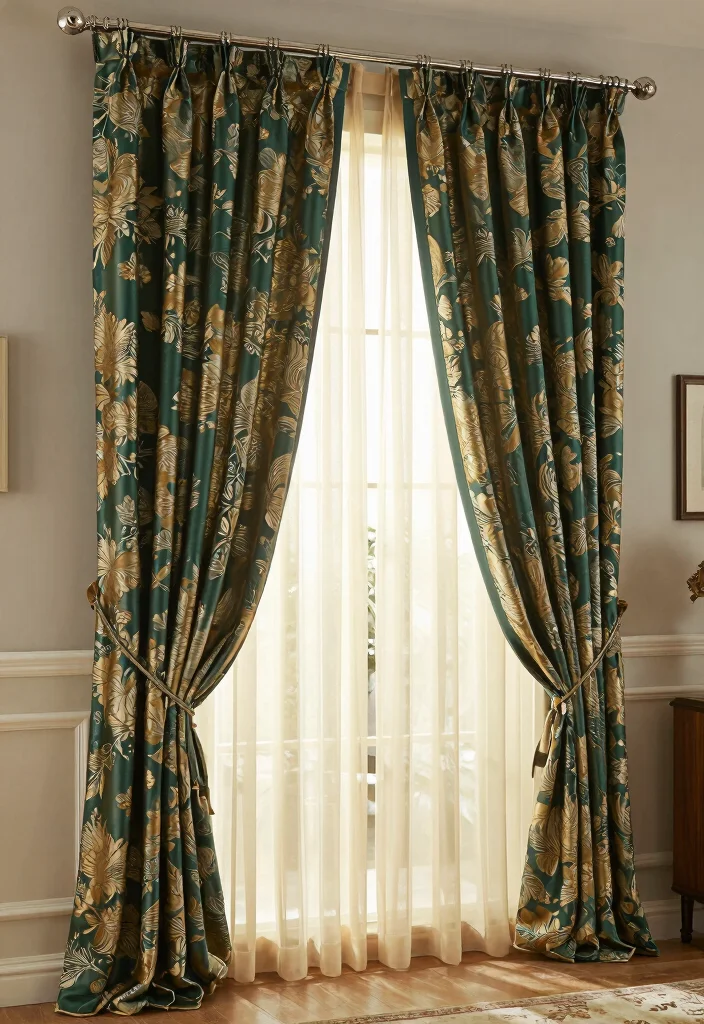 16 Pencil Pleat Curtains Ideas With Timeless Elegance 13 16 Pencil Pleat Curtains Ideas With Timeless Elegance - 3. Layering For Depth 1