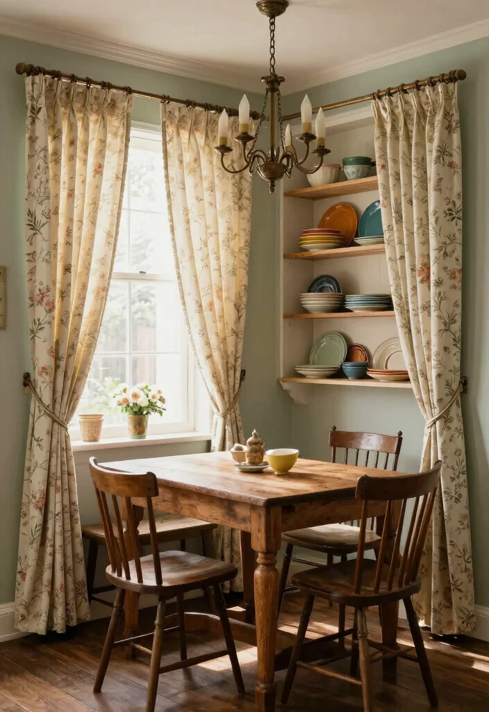 16 Pencil Pleat Curtains Ideas With Timeless Elegance 37 16 Pencil Pleat Curtains Ideas With Timeless Elegance - 7. Vintage Charm 1