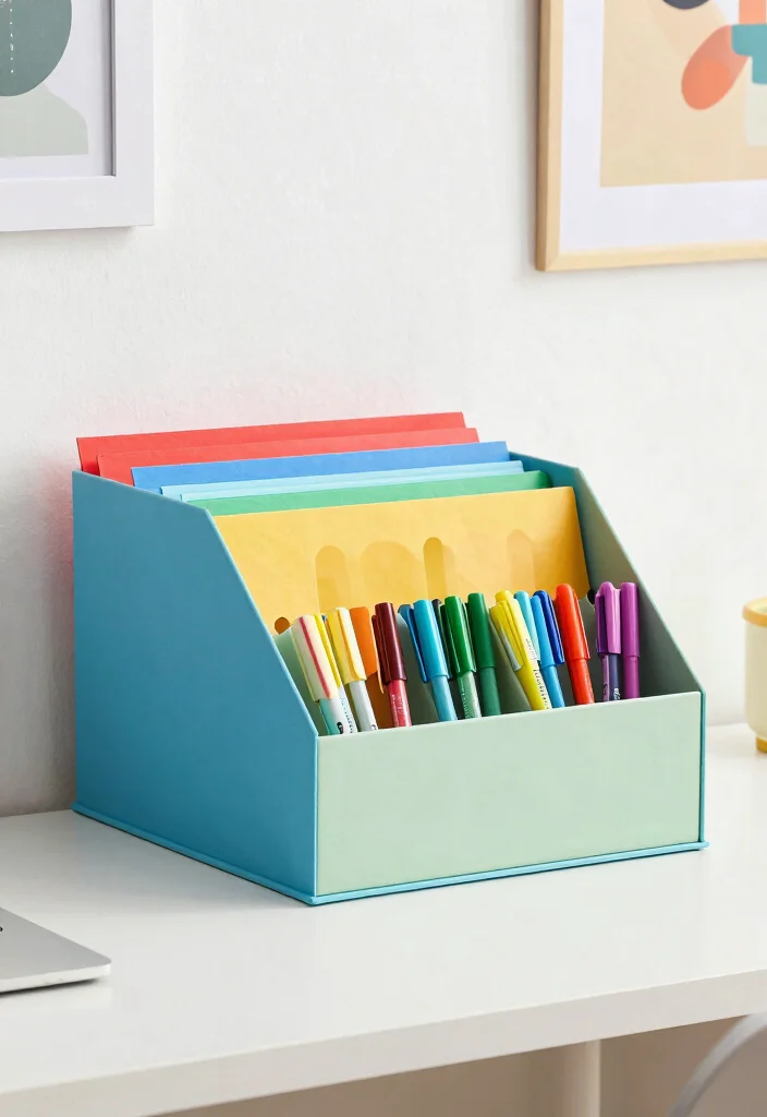 16 Small Desk Setup 2026 Trending Ideas That Maximize Productivity 53 16 Small Desk Setup 2026 Trending Ideas That Maximize Productivity - 13. Color-Coded Organization System 1