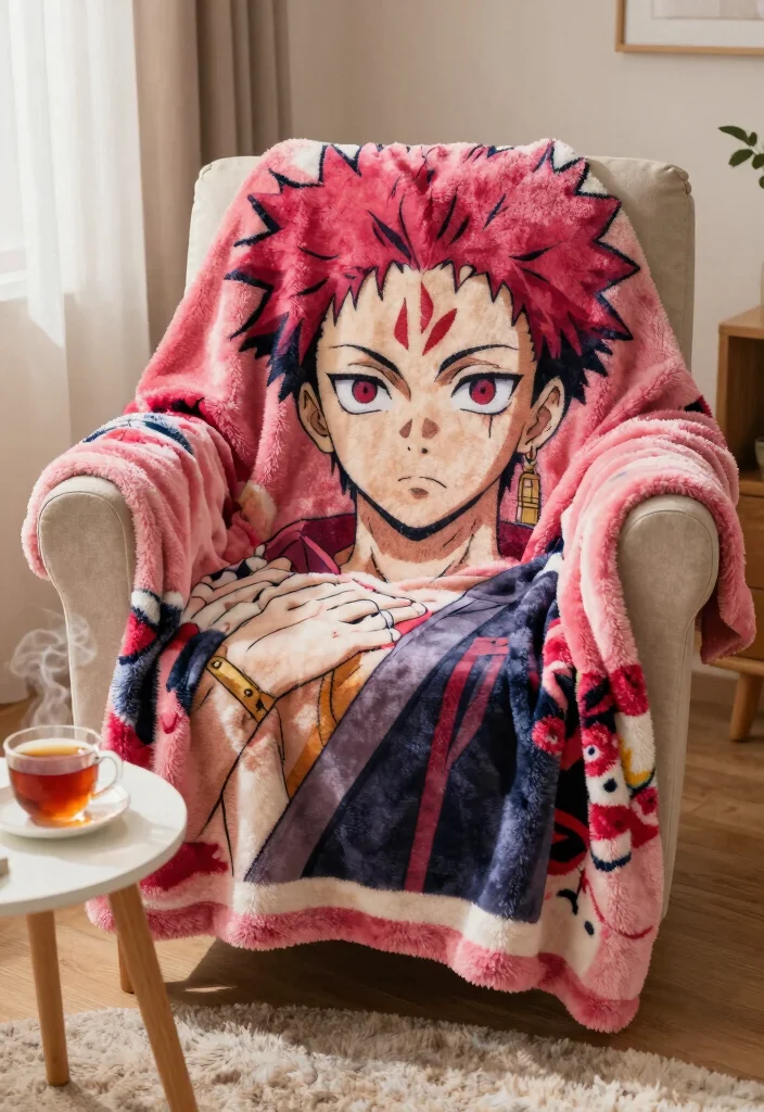 16 Stand Proud You Are Strong Sukuna Ideas Fans Will Love 14 16 Stand Proud You Are Strong Sukuna Ideas Fans Will Love - 4. Stylish Sukuna-Themed Blankets 1